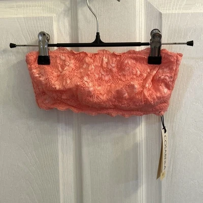 Nuevo con etiquetas Sujetador Cosabella Never Say Never Flirtie Bandeau Talla P Pequeño Encaje Sin Tirantes Foto 1 de 4