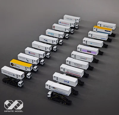 1: 200 Aircraft Model Airport Ground Handling Vehicles 3D Printed Model Toy - Image 1 of 4