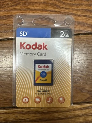NOS Kodak 2GB SD Memory Card  2008  KPSD2GBC Sealed Free S&H - Image 1 of 2