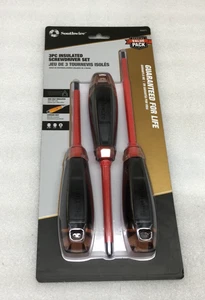 3pc SOUTHWIRE 1000 Volt Insulated Electrical Screwdriver Set - Picture 1 of 7