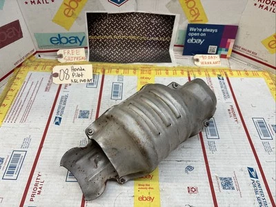 05-08 HONDA PILOTO CONVERTIDOR CATALÍTICO ESCAPE ESCUDO TÉRMICO CUBIERTA PROTECTORA DE METAL #2 Foto 1 de 4