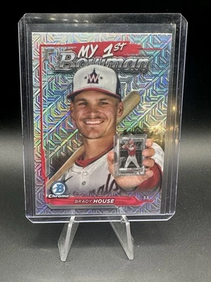 2024 Bowman Chrome - My 1st Bowman Brady House #M1B-39 Mojo Refractor (RC) - Image 1 of 2