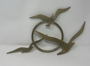 Messing Fliegende Möwen 3er Set Wandbehang Deko Mid Century Modern - Bild 1 von 7