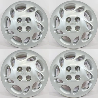👀 1998-2000 Ford Escort ZX2 # 7012 14" Hubcaps / Wheel Covers # F8CZ1130AB ✅ - Image 1 of 4