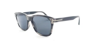 Gafas de sol Tom Ford TF 0595 Eric-02 20A gris Habana/azul humo 55 nuevas UNA IZQUIERDA - Imagen 1 de 4
