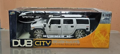 Hummer H2 Spintek Big Ballers Dub City 1:18 Scale Die Cast Metal 2003 Sealed New - Image 1 of 4