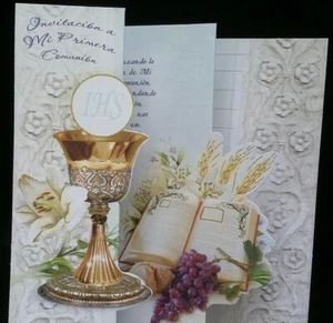 Invitaciones de Primera Comunion(Spanish First Communion Invitations),Favors - Picture 1 of 11