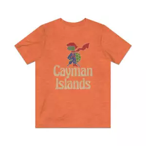 Sir Turtle of Cayman Islands 1963 Vintage Men's T-Shirt - Picture 1 of 42
