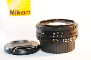 Lente Nikon 50 mm F/1,8 AI-S AIS E PRIME Pancake para FA FM2N F3 FE FG F5 F100 DF - Imagen 1 de 7