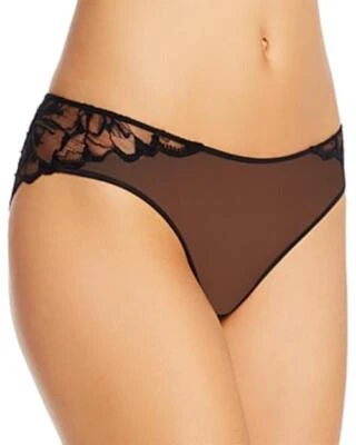 Calzoncillos de encaje La Perla Alida marrón talla mediana Foto 1 de 4