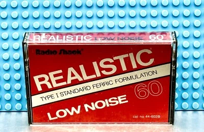 REALISTIC  LOW NOISE  60  1978  USA TYPE I   BLANK CASSETTE TAPE (1)44-602B(NEW) - Image 1 of 4