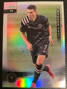 2021 TOPPS CHROME SOCCER LEWIS MORGAN INTER MIAMI CF #37 BASE REFRACTOR MINT - Picture 1 of 2