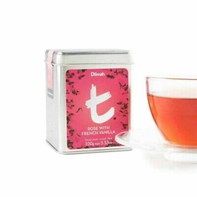 New Dilmah Ceylon Rose With French Vanilla Tea Loose Leaf Organic Gourmet Tea • 15.18$