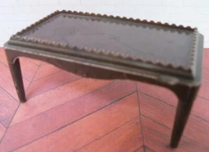 VINTAGE Arista 1950s PLASCO Brown LIVING ROOM COFFEE TABLE for Sofa - Picture 1 of 1