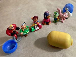 VINTAGE 9 piezas Ferrero NIÑOS Huevos sorpresa Figuras Contenido Set Años 70/80 - Imagen 1 de 4