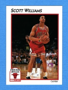 1991-92 NBA Hoops McDonald's #70 Scott Williams Bulls - Picture 1 of 1