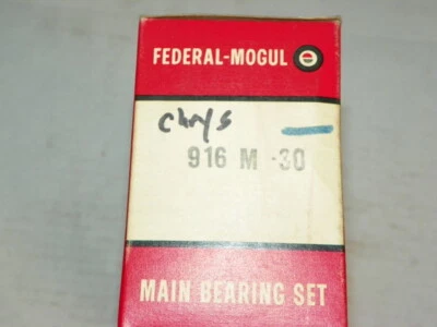 Chrysler Dodge 354, 331 Engines 1954-1959 NOS Federal-Mogul Main Bearing 916m-30 - Image 1 of 3
