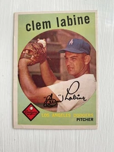 1959 Topps #403 Clem Labine, pitcher, Los Angeles Dodgers FREE SHIPPING - Picture 1 of 2