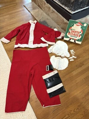 Vintage LG Santa Claus Suit Costume Complete Original Box EXCELLENT - Image 1 of 4