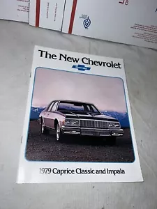 1979 CHEVROLET CAPRICE CLASSIC AND IMPALA DEALER SALES BROCHURE AUTO OEM CHEVY - Bild 1 von 8