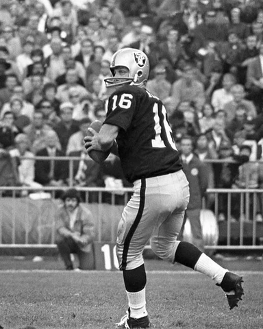 1975 Oakland Raiders GEORGE BLANDA Glossy 8x10 Photo Coliseum Print Poster Cover