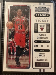 2022-23 Panini Contenders - Season Ticket #43 DeMar DeRozan
