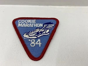Cookie Marathon’84 Girl Scouts Patch (Unused) - Picture 1 of 3