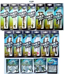 Fiiish BLACK EEL 150mm.5,90inc.COMBO.TAILLE Cuerpo & JIG Cabeza Suave Cebo ,Mar - Imagen 1 de 22