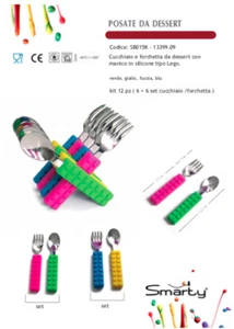 Set posate  Per Bambini Lego Smarty 6 Forchetta + 6 cucchiaio - Imagen 1 de 1