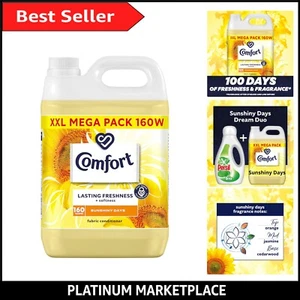 Comfort Sunshiny Days Fabric Conditioner + fragrance* 160 wash 4800ml, Pack Of 1 - Picture 1 of 8