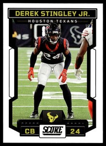 2023 Panini Score #4 Derek Stingley Jr.    Houston Texans
