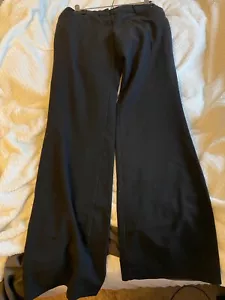 A. Byer Black Flare Dress Pants Slacks Juniors Size 7 Zip & Clasp Closure Front - Picture 1 of 4