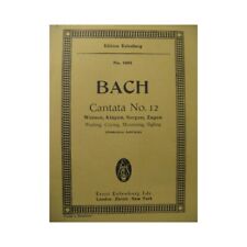 Bach J. S. Cantata No 12 Canto Orquesta