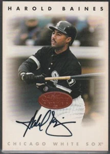 013, 1996 Leaf Signature, Original Autograph of Harold Baines HOF, White Sox - Picture 1 of 2