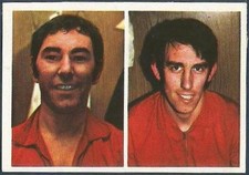 FKS 1975/76 SOCCER STARS '75'76-#330-IRELAND-WALES-DAVY MALCOLMSON/GEORGE BOWDEN