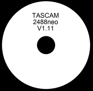 Tascam 2488neo Firmware Operating System CD V1.11 (Latest version, CD only) - Picture 1 of 2
