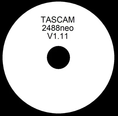 Tascam 2488neo Firmware Operating System CD V1.11 (Latest version, CD only) - Image 1 of 2