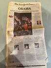 New York Times newspaper Wednesday Nov. 8th 2008 “OBAMA”