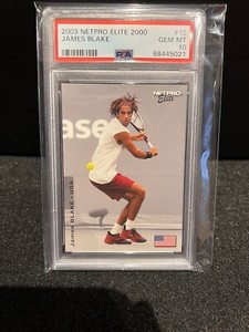 2003 Netpro Elite 2000 12 James Blake PSA 10 RARE Collect Gift