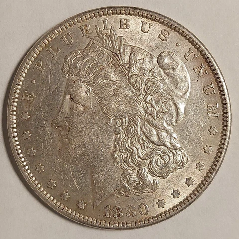 1880 P Morgan Silver Dollar Nice Coin - 0723-1 Cover