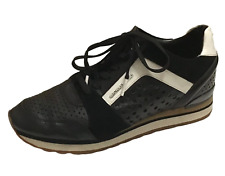 Michael Kors Billie Trainer Sneaker Shoes Womens Sz 10 Black and White