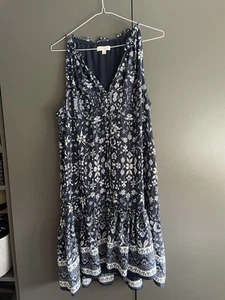 ❤️Max Studio ärmelloses Sommerkleid mit Blumenmuster, Größe S. - Bild 1 von 3