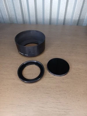 Tiffen Series 8 Lens Shade Combo  Adapter  & filter 65mm Screw in Metal Hood  - Image 1 of 4