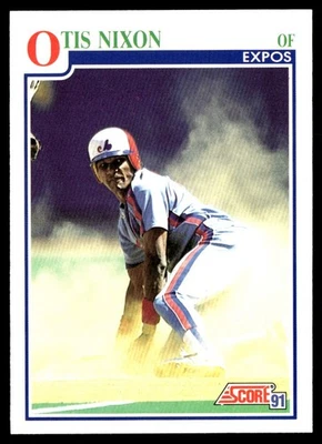 1991 Score Otis Nixon Montreal Expos #431 - Image 1 of 2