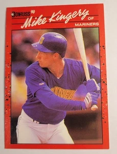 1990 Mike Kingery Donruss Card #601 Seattle Mariners Baseball MLB Vintage Hobby - Picture 1 of 3