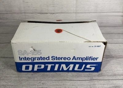 Optimus M: 31-1957, SA-155 Integrated Mini Stereo Amplifier Multi Phono Optimus - Image 1 of 4