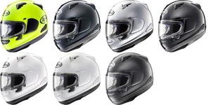 Casco sólido ARAI Quantum-X blanco negro plata alta visibilidad - Imagen 1 de 8