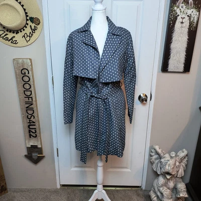 Тюль оригинальной одежды женщин размер XS галстук талии Куртка Пальто - Изображение 1 из 4