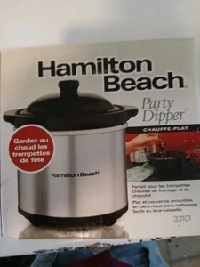 Brandneu Hamilton Beach Party Dip Wärmer Elektrischer Topf ungeöffnete Box 16 Unzen - Bild 1 von 1
