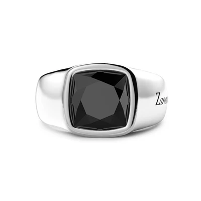 ANELLO UOMO IN ARGENTO 925 E ONICE DI ZANCAN - Immagine 1 di 3